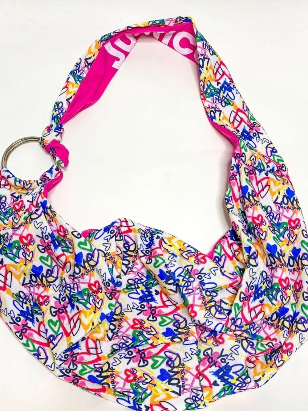 Graffiti Love Yourself Sport Sling Nylon Bag